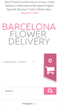 Mobile Screenshot of barcelonaflowerdelivery.com